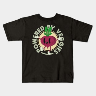 Powered By Veggies Kids T-Shirt